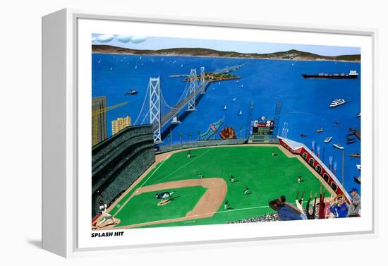 San Francisco - Splash Hit-Mark Ulriksen-Framed Stretched Canvas