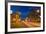 San Francisco Street at Dusk in Historic Downtown Flagstaff, Arizona, USA-Chuck Haney-Framed Photographic Print