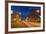 San Francisco Street at Dusk in Historic Downtown Flagstaff, Arizona, USA-Chuck Haney-Framed Photographic Print