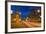 San Francisco Street at Dusk in Historic Downtown Flagstaff, Arizona, USA-Chuck Haney-Framed Photographic Print