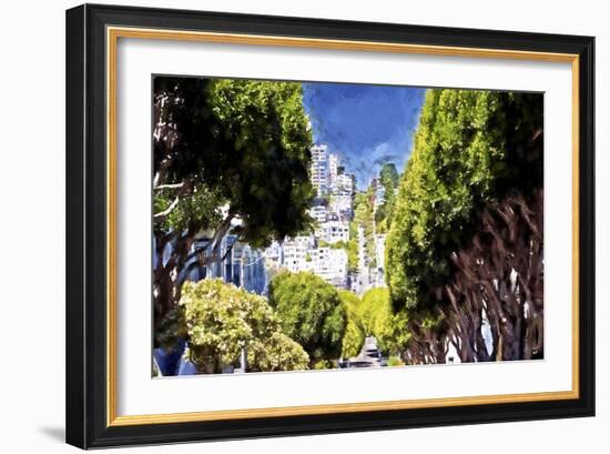 San Francisco Street-Philippe Hugonnard-Framed Giclee Print