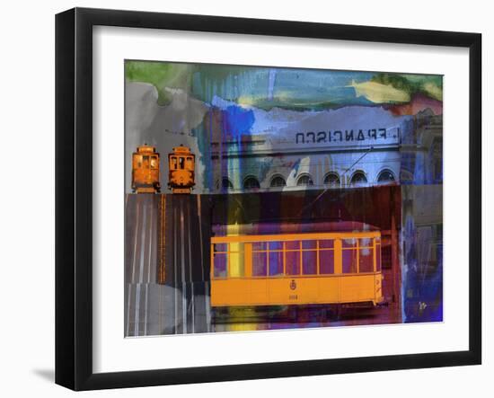 San Francisco Trolley Car-Sisa Jasper-Framed Art Print