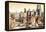 San Francisco View to Bay Brid-Matthew Daniels-Framed Stretched Canvas