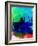 San Francisco Watercolor Skyline 2-NaxArt-Framed Art Print