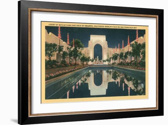 San Francisco World's Court of Reflections-null-Framed Art Print