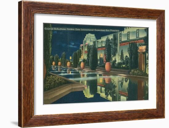 San Francisco World's Court of Reflections-null-Framed Art Print