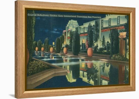 San Francisco World's Court of Reflections-null-Framed Stretched Canvas