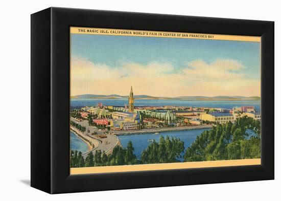 San Francisco World's Fair, Magic Isle-null-Framed Stretched Canvas