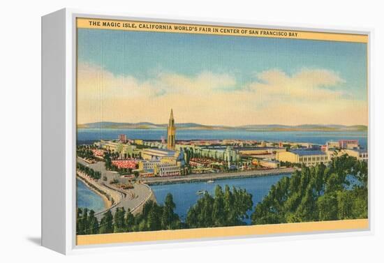 San Francisco World's Fair, Magic Isle-null-Framed Stretched Canvas