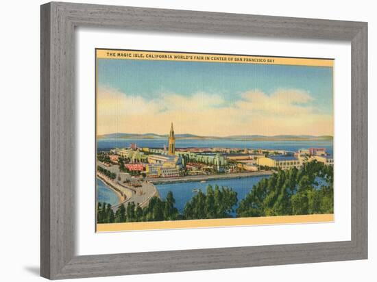 San Francisco World's Fair, Magic Isle-null-Framed Art Print