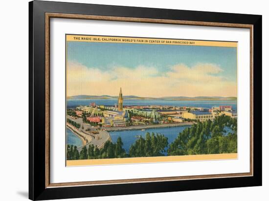 San Francisco World's Fair, Magic Isle-null-Framed Art Print