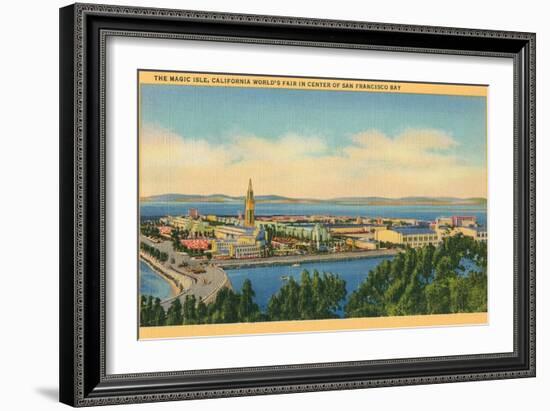 San Francisco World's Fair, Magic Isle-null-Framed Art Print