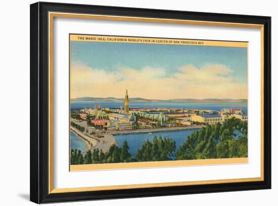 San Francisco World's Fair, Magic Isle-null-Framed Art Print