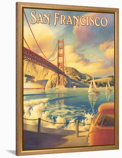 San Francisco-Kerne Erickson-Framed Premier Image Canvas