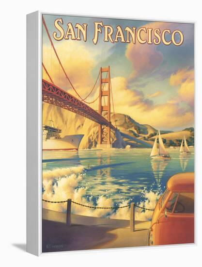 San Francisco-Kerne Erickson-Framed Premier Image Canvas