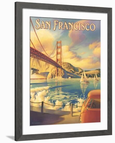 San Francisco-Kerne Erickson-Framed Premium Giclee Print