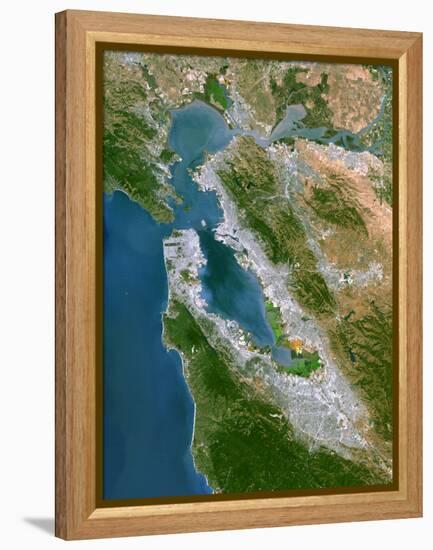 San Francisco-PLANETOBSERVER-Framed Premier Image Canvas