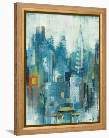 San Francisco-Eric Yang-Framed Stretched Canvas