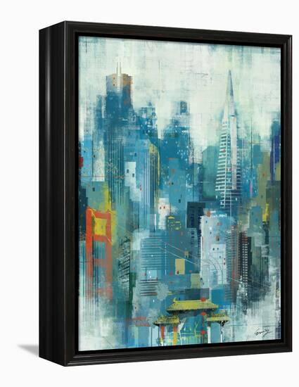 San Francisco-Eric Yang-Framed Stretched Canvas