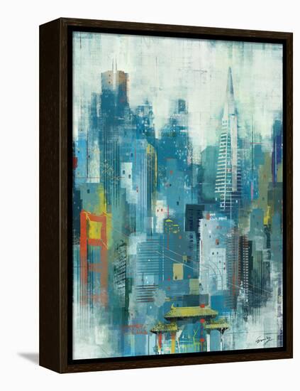 San Francisco-Eric Yang-Framed Stretched Canvas