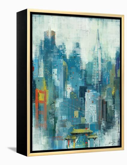 San Francisco-Eric Yang-Framed Stretched Canvas