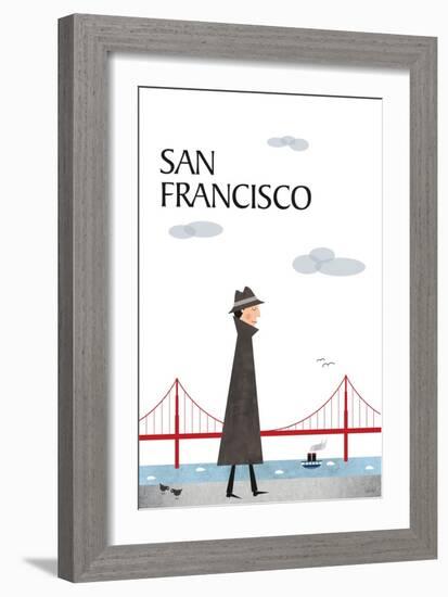 San Francisco-Tomas Design-Framed Art Print