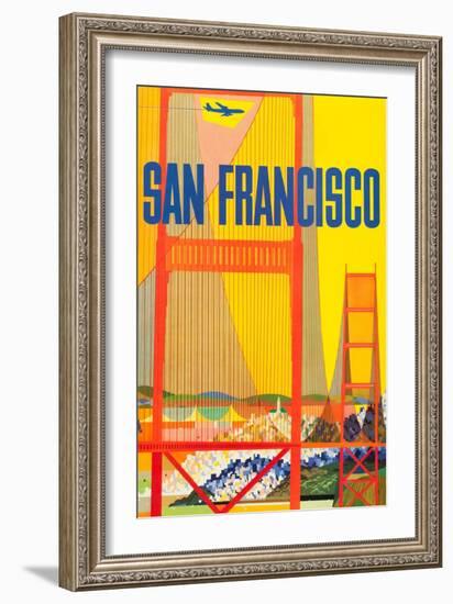 San Francisco-David Klein-Framed Art Print