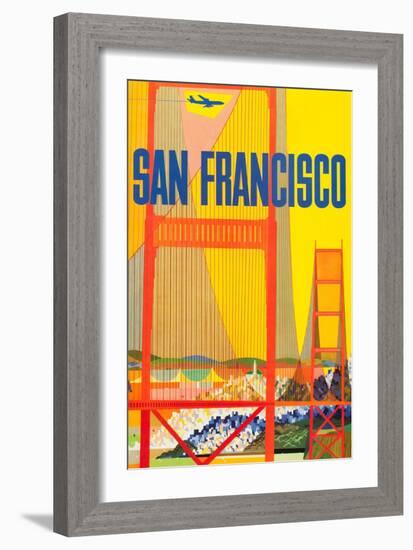 San Francisco-David Klein-Framed Art Print