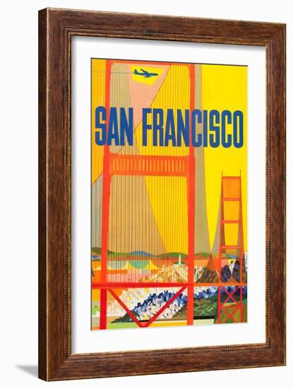 San Francisco-David Klein-Framed Art Print