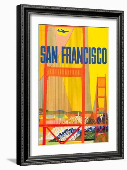 San Francisco-David Klein-Framed Art Print