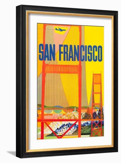 San Francisco-David Klein-Framed Art Print