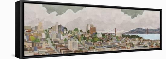 San Francisco-PI Studio-Framed Stretched Canvas