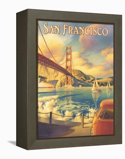 San Francisco-Kerne Erickson-Framed Stretched Canvas