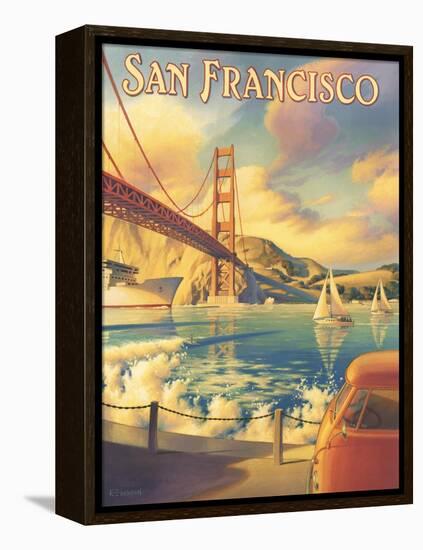 San Francisco-Kerne Erickson-Framed Stretched Canvas