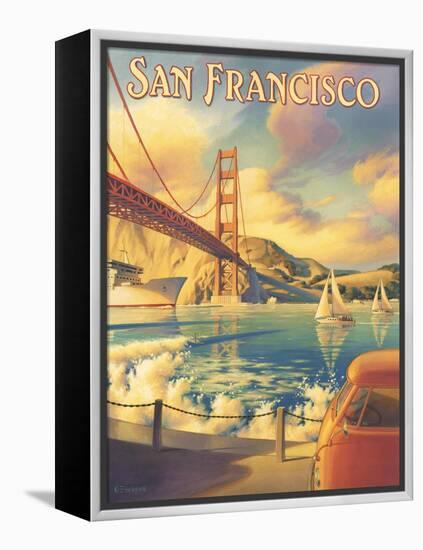 San Francisco-Kerne Erickson-Framed Stretched Canvas