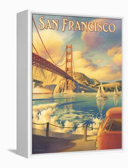 San Francisco-Kerne Erickson-Framed Stretched Canvas