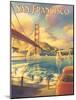 San Francisco-Kerne Erickson-Mounted Art Print