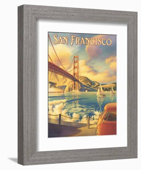 San Francisco-Kerne Erickson-Framed Premium Giclee Print