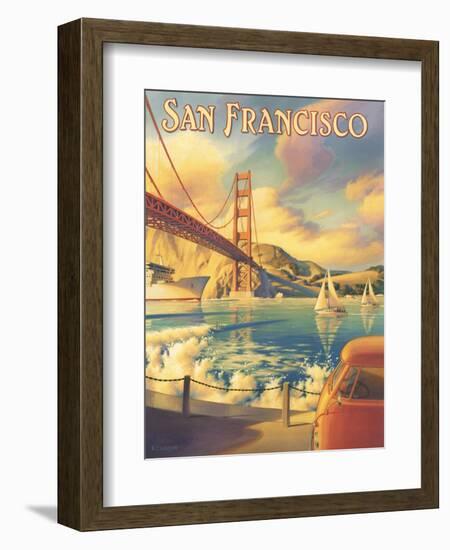 San Francisco-Kerne Erickson-Framed Premium Giclee Print