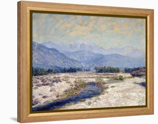 San Gabriel Wash-Guy Rose-Framed Stretched Canvas