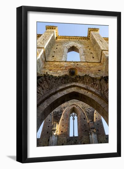 San Galgano Church, Chiusdino, Tuscany, Italy-Ian Shive-Framed Photographic Print