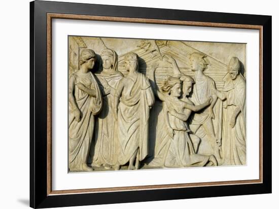 San Geminiano Freeing Emperor Jovian's Daughter from Demon-Agostino Di Duccio-Framed Giclee Print