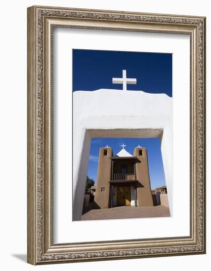 San Geronimo Chapel, Taos Pueblo, Pueblo Dates to 1000 Ad, New Mexico, United States of America-Richard Maschmeyer-Framed Photographic Print