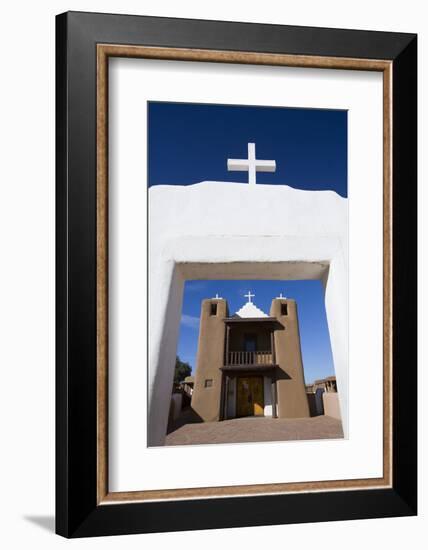 San Geronimo Chapel, Taos Pueblo, Pueblo Dates to 1000 Ad, New Mexico, United States of America-Richard Maschmeyer-Framed Photographic Print