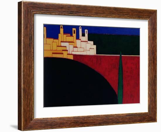 San Gimignano, 1999-Eithne Donne-Framed Giclee Print