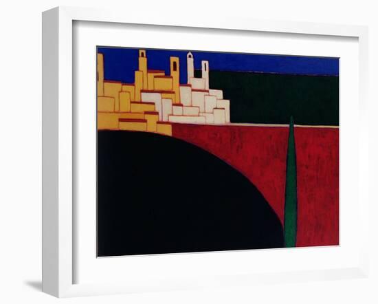 San Gimignano, 1999-Eithne Donne-Framed Giclee Print