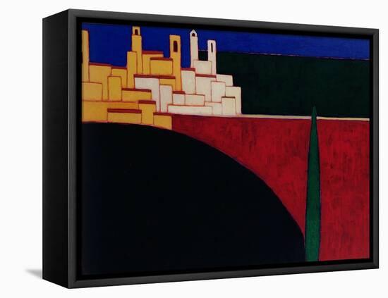 San Gimignano, 1999-Eithne Donne-Framed Premier Image Canvas