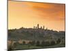 San Gimignano at Sunset, Siena Province, Tuscany, Italy, Europe-Sergio Pitamitz-Mounted Photographic Print