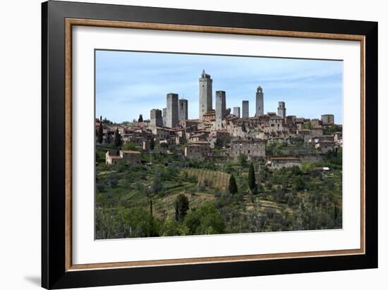 San Gimignano in Italy, 14th-15th Century-CM Dixon-Framed Photographic Print