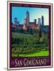 San Gimignano Tuscany 10-Anna Siena-Mounted Giclee Print
